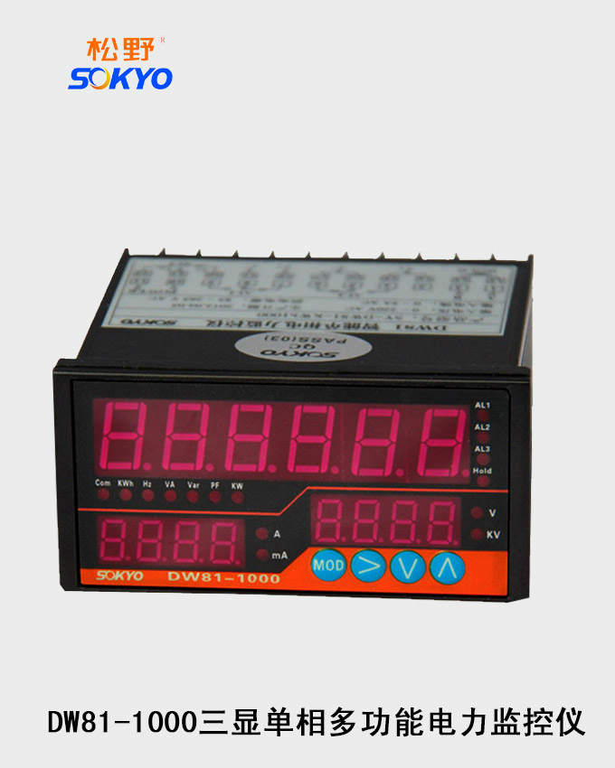 多功能电力仪表,DW81-1000多功能表