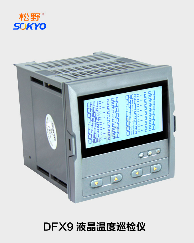 智能温度巡检仪,DFX9液晶温度巡检仪