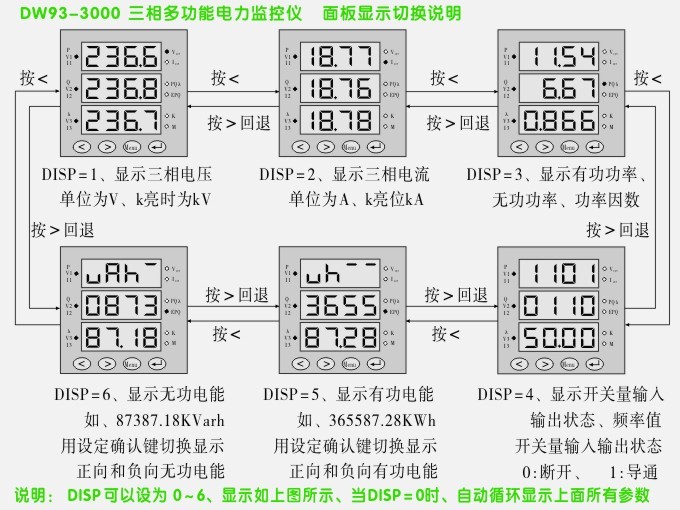 多功能电力仪表接线图,松野电气