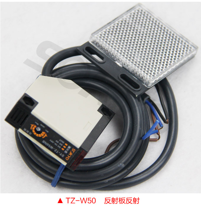 光电开关,TZ-W50继电器输出型光电开关,光电传感器 反射板反射产品