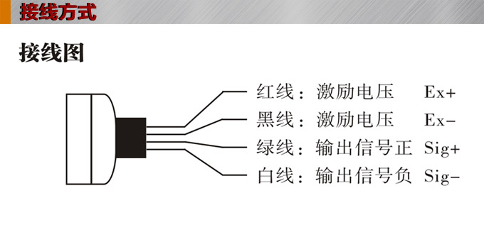 称重传感器,PT5100L梁形称重传感器,重量传感器接线图