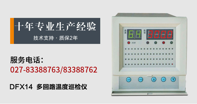 温度巡检仪，DFX14多回路温度巡检仪，多回路巡检控制仪 产品宣传 