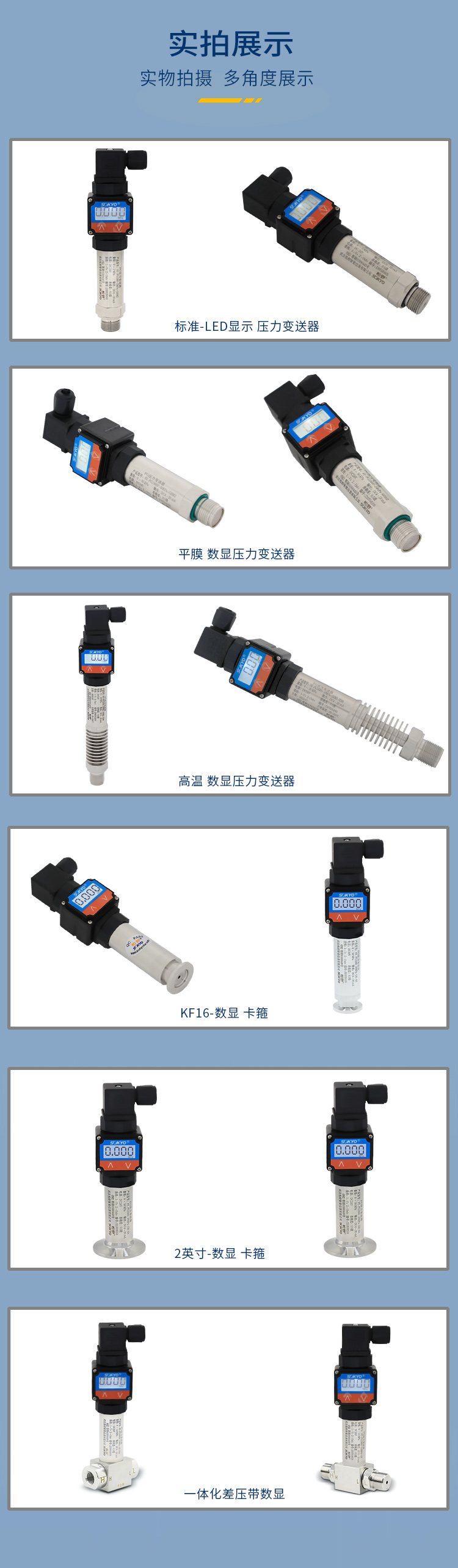 压力变送器,PG1300数显压力变送器细节图1